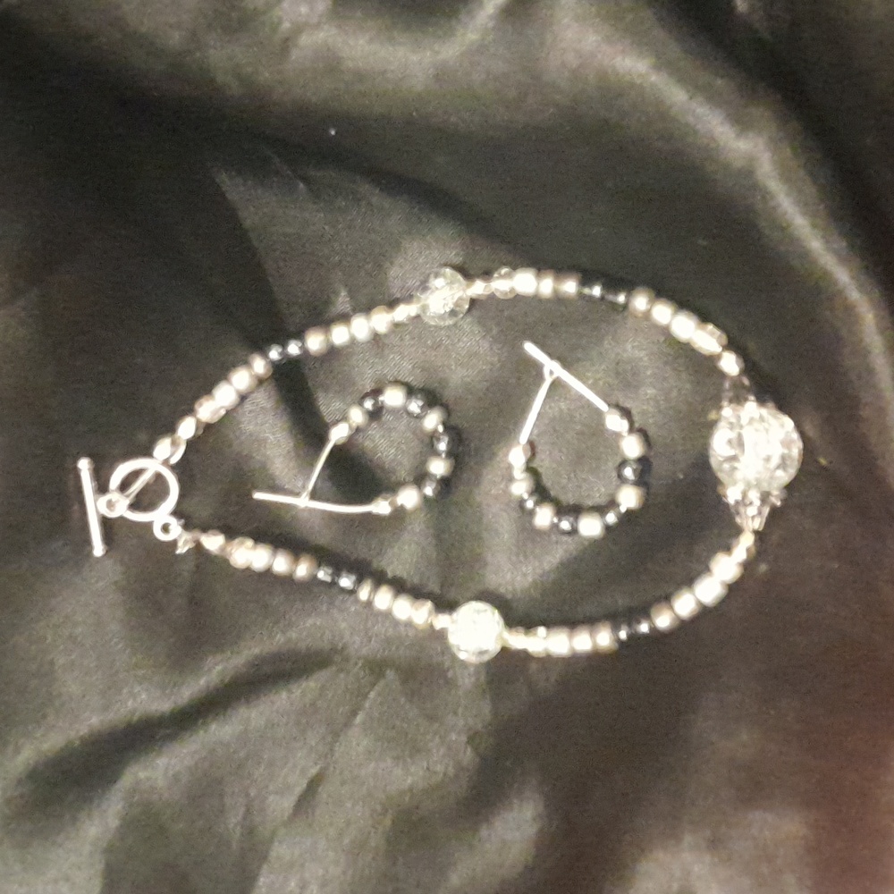 Handmade Bracelet and Earrings set